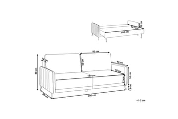 Soffgrupp White - Hvit - Møbler - Sofaer - 2 seter sofa