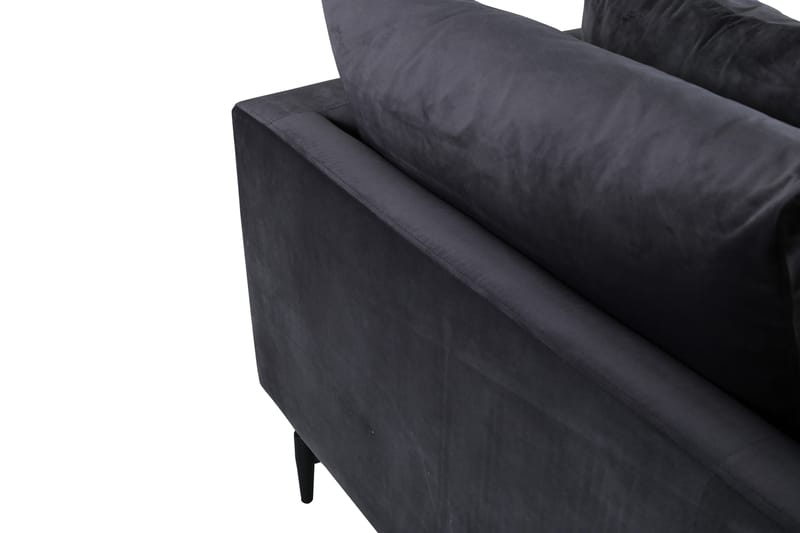 Sofia 3-seter Sofa 260 cm i Fløyel - Grå - Møbler - Sofaer - Fløyel sofaer