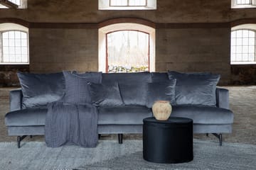Sofia 3-seter Sofa 260 cm i Fløyel - Grå - Møbler - Sofaer - Fløyel sofaer