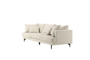 Sofia 3-seter Sofa 260 cm i Kordfløyel - Beige - Møbler - Sofaer - Sofa 3 seter