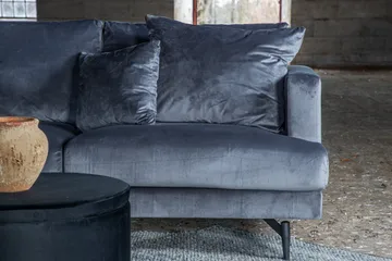 Sofia 3-seter Sofa - Mørk grå - Møbler - Sofaer - Fløyel sofaer