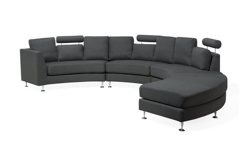 Sovesofa 448 cm - Grå - Sofa med sjeselong