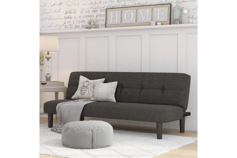 Sovesofa Alby Lys grå - Lys grå - Møbler - Sofaer - Sovesofaer