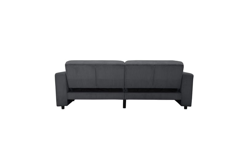 Sovesofa Allie Antrasitt, Cordoroy, 81x225x91 cm - Antrasitt, Cordoroy, 81x225x91 cm - Møbler - Sofaer - Sovesofaer