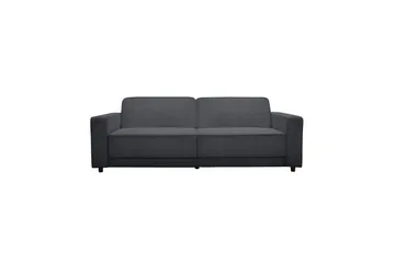 Sovesofa Allie Antrasitt, Cordoroy, 81x225x91 cm - Antrasitt, Cordoroy, 81x225x91 cm - Møbler - Sofaer - Sovesofaer
