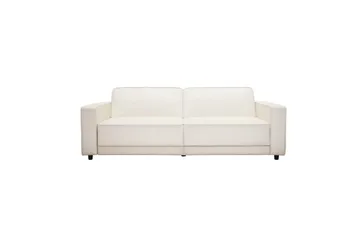 Sovesofa Allie Krem, Fløyel, 81x225x91 cm - Krem, Fløyel, 81x225x91 cm - Møbler - Sofaer - Sovesofaer