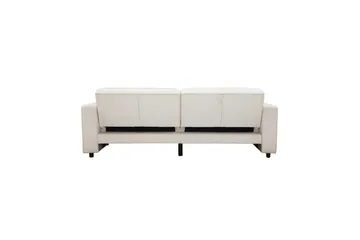 Sovesofa Allie Krem, Fløyel, 81x225x91 cm - Krem, Fløyel, 81x225x91 cm - Møbler - Sofaer - Sovesofaer