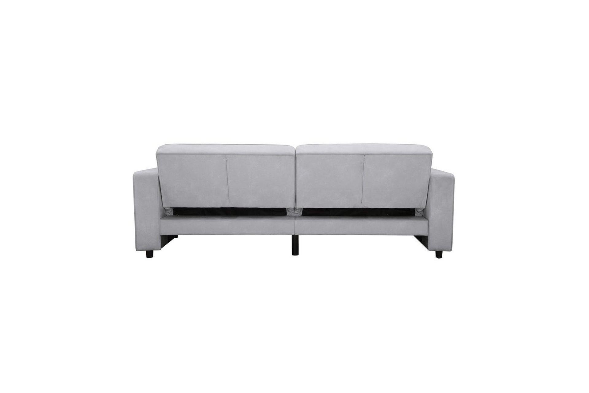 Sovesofa Allie Lys grå, Fløyel, 81x225x91 cm - Lys grå, Fløyel, 81x225x91 cm - Møbler - Sofaer - Sovesofaer