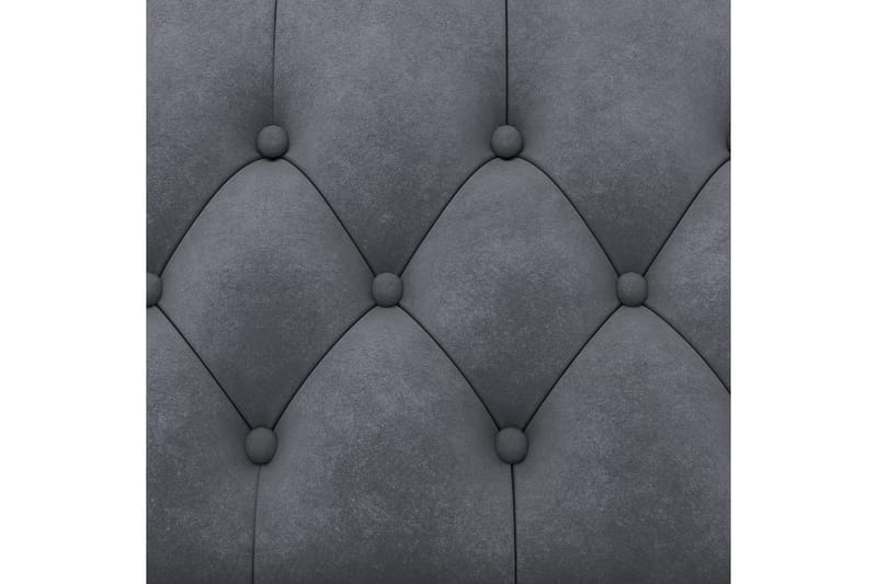 Sovesofa Felix 236x87x83 cm, Antrasitt, Fløyel - 236x87x83 cm, Antrasitt, Fløyel - Møbler - Sofaer - Sovesofaer