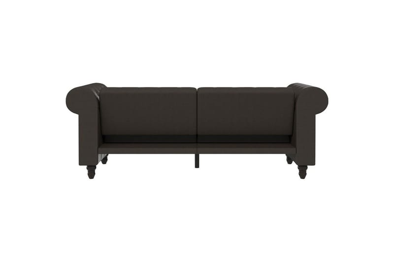 Sovesofa Felix 236x87x83 cm, Antrasitt, Mikrofiber/Tre/Metall - 236x87x83 cm, Antrasitt, Mikrofiber/Tre/Metall - Møbler - Sofaer - Sovesofaer