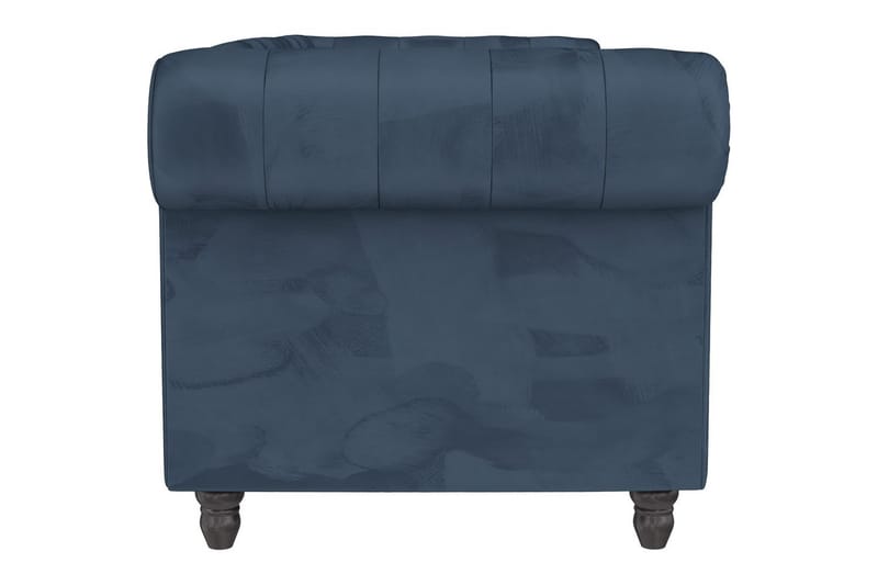 Sovesofa Felix 236x87x83 cm, Blå, Fløyel - 236x87x83 cm, Blå, Fløyel - Møbler - Sofaer - Sovesofaer