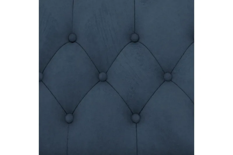 Sovesofa Felix 236x87x83 cm, Blå, Fløyel - 236x87x83 cm, Blå, Fløyel - Møbler - Sofaer - Sovesofaer