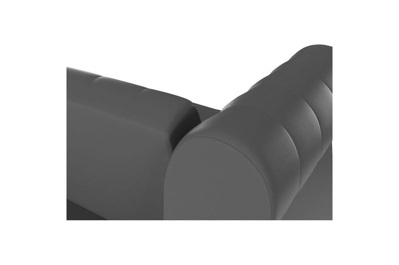 Sovesofa Felix 236x87x83 cm, Grå, PU/tre/metall - 236x87x83 cm, Grå, PU/tre/metall - Møbler - Sofaer - Sovesofaer