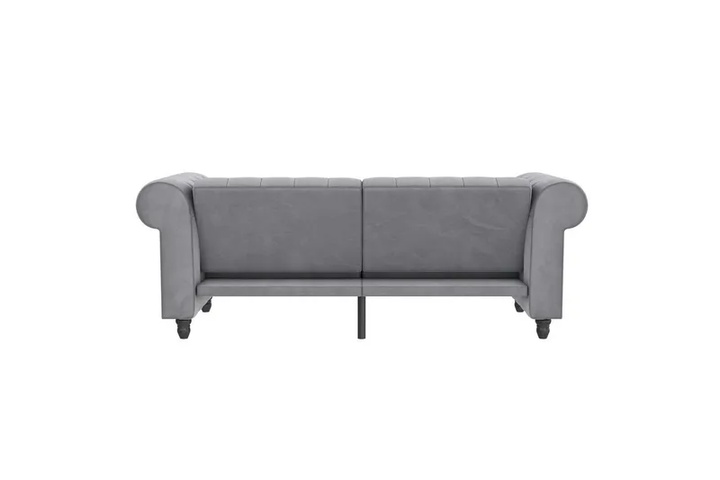 Sovesofa Felix 236x87x83 cm, Lys grå, Fløyel - 236x87x83 cm, Lys grå, Fløyel - Møbler - Sofaer - Sovesofaer