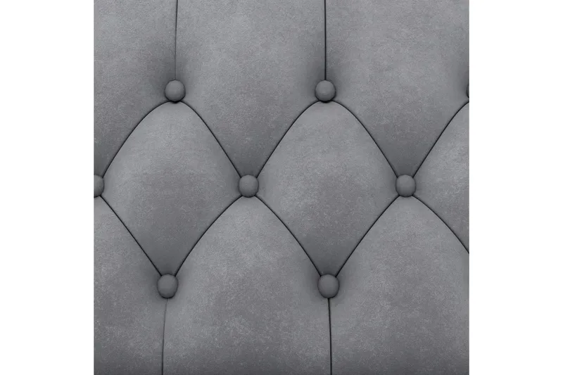 Sovesofa Felix 236x87x83 cm, Lys grå, Fløyel - 236x87x83 cm, Lys grå, Fløyel - Møbler - Sofaer - Sovesofaer