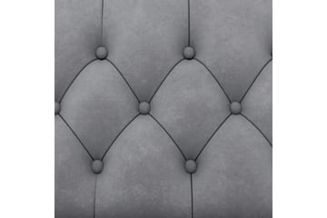 Sovesofa Felix 236x87x83 cm, Lys grå, Fløyel - 236x87x83 cm, Lys grå, Fløyel - Møbler - Sofaer - Sovesofaer