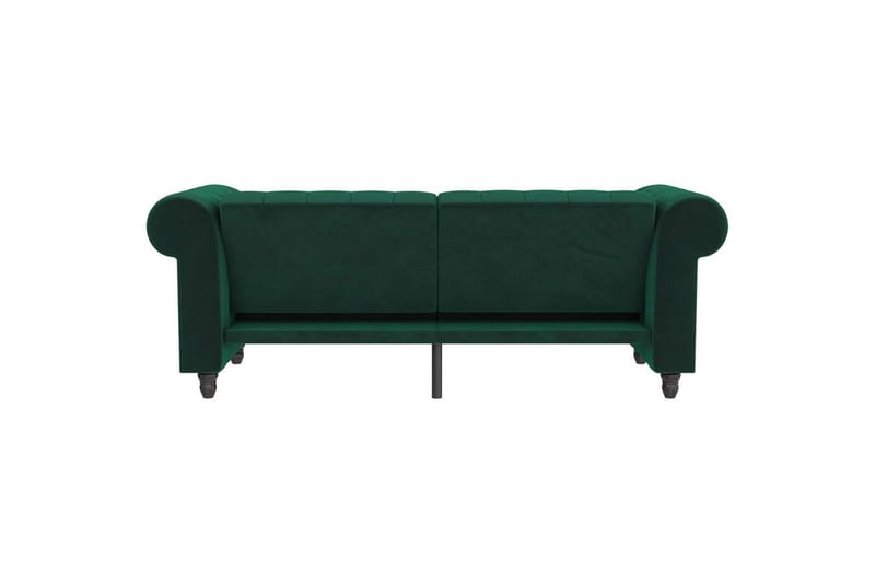 Sovesofa Felix 236x87x83 cm, Mørk grønn, Fløyel - 236x87x83 cm, Mørk grønn, Fløyel - Møbler - Sofaer - Sovesofaer