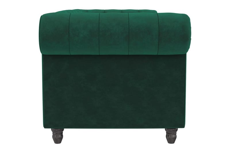 Sovesofa Felix 236x87x83 cm, Mørk grønn, Fløyel - 236x87x83 cm, Mørk grønn, Fløyel - Møbler - Sofaer - Sovesofaer