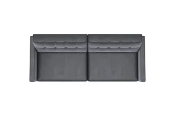 Sovesofa Hartford 203x83x82 cm, Antrasitt, Fløyel - 203x83x82 cm, Antrasitt, Fløyel - Møbler - Sofaer - Sovesofaer