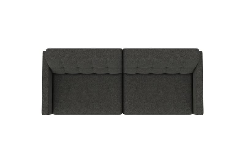 Sovesofa Hartford 203x83x82 cm, Antrasitt, Linstoffutseende (100 % polyester) - 203x83x82 cm, Antrasitt, Linstoffutseende (100 % polyester) - Møbler - Sofaer - Sovesofaer
