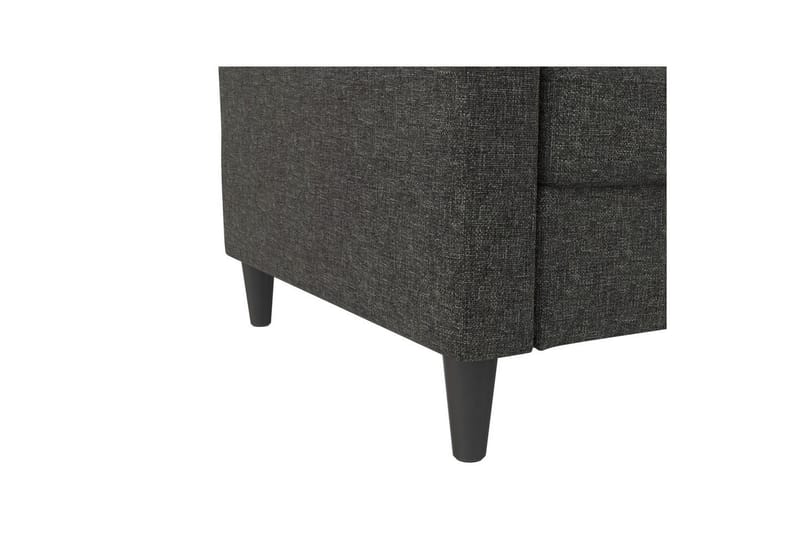 Sovesofa Hartford 203x83x82 cm, Antrasitt, Linstoffutseende (100 % polyester) - 203x83x82 cm, Antrasitt, Linstoffutseende (100 % polyester) - Møbler - Sofaer - Sovesofaer