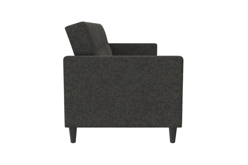 Sovesofa Hartford 203x83x82 cm, Antrasitt, Linstoffutseende (100 % polyester) - 203x83x82 cm, Antrasitt, Linstoffutseende (100 % polyester) - Møbler - Sofaer - Sovesofaer