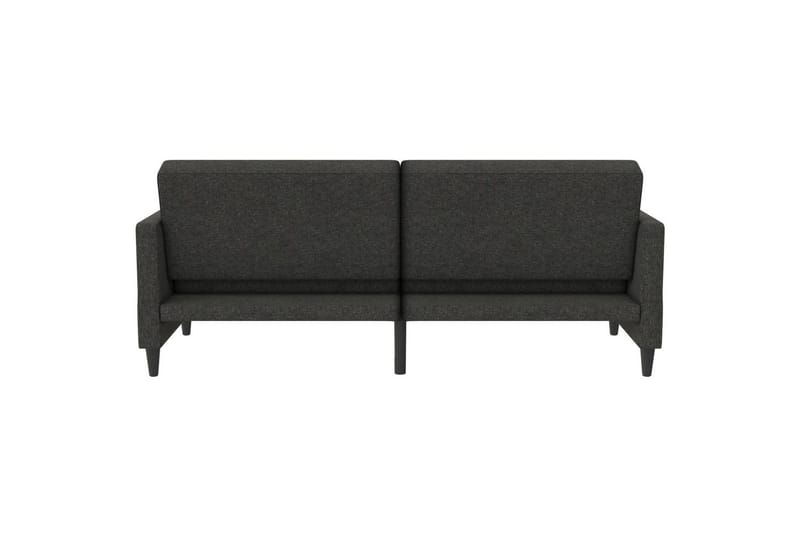 Sovesofa Hartford 203x83x82 cm, Antrasitt, Linstoffutseende (100 % polyester) - 203x83x82 cm, Antrasitt, Linstoffutseende (100 % polyester) - Møbler - Sofaer - Sovesofaer