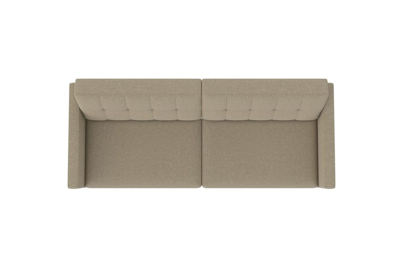 Sovesofa Hartford 203x83x82 cm, Cappucino, Linstoffutseende (100 % polyester) - 203x83x82 cm, Cappucino, Linstoffutseende (100 % polyester) - Møbler - Sofaer - Sovesofaer