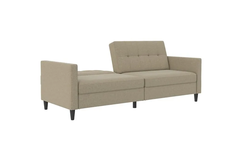 Sovesofa Hartford 203x83x82 cm, Cappucino, Linstoffutseende (100 % polyester) - 203x83x82 cm, Cappucino, Linstoffutseende (100 % polyester) - Møbler - Sofaer - Sovesofaer