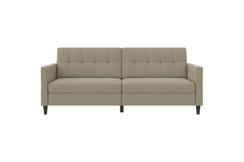 Sovesofa Hartford 203x83x82 cm, Cappucino, Linstoffutseende (100 % polyester) - 203x83x82 cm, Cappucino, Linstoffutseende (100 % polyester) - Møbler - Sofaer - Sovesofaer