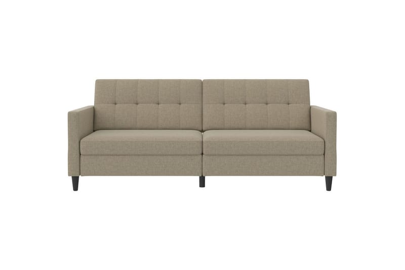 Sovesofa Hartford 203x83x82 cm, Cappucino, Linstoffutseende (100 % polyester) - 203x83x82 cm, Cappucino, Linstoffutseende (100 % polyester) - Møbler - Sofaer - Sovesofaer