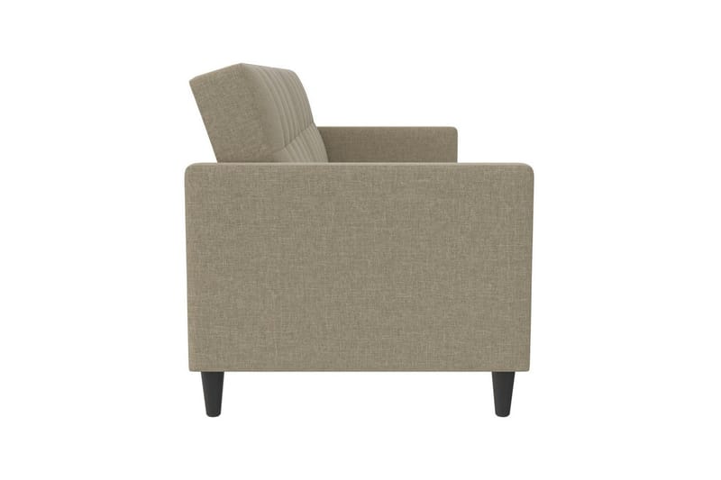 Sovesofa Hartford 203x83x82 cm, Cappucino, Linstoffutseende (100 % polyester) - 203x83x82 cm, Cappucino, Linstoffutseende (100 % polyester) - Møbler - Sofaer - Sovesofaer
