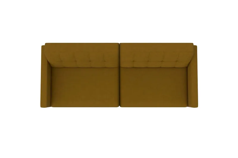 Sovesofa Hartford 203x83x82 cm, Curry, Linstoffutseende (100 % polyester) - 203x83x82 cm, Curry, Linstoffutseende (100 % polyester) - Møbler - Sofaer - Sovesofaer