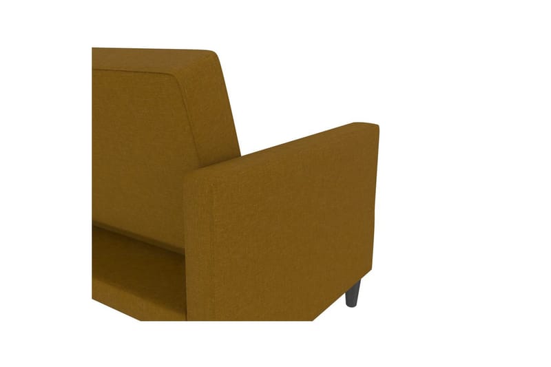 Sovesofa Hartford 203x83x82 cm, Curry, Linstoffutseende (100 % polyester) - 203x83x82 cm, Curry, Linstoffutseende (100 % polyester) - Møbler - Sofaer - Sovesofaer