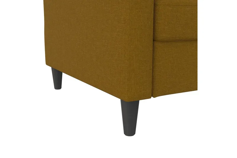 Sovesofa Hartford 203x83x82 cm, Curry, Linstoffutseende (100 % polyester) - 203x83x82 cm, Curry, Linstoffutseende (100 % polyester) - Møbler - Sofaer - Sovesofaer