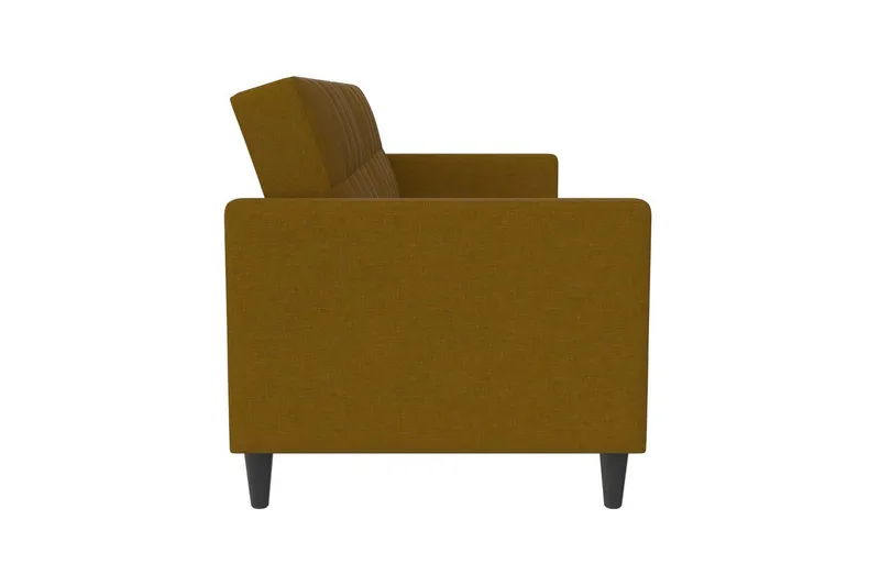 Sovesofa Hartford 203x83x82 cm, Curry, Linstoffutseende (100 % polyester) - 203x83x82 cm, Curry, Linstoffutseende (100 % polyester) - Møbler - Sofaer - Sovesofaer