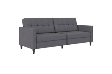 Sovesofa Hartford 203x83x82 cm, Grå, Linstoffutseende (100 % polyester)