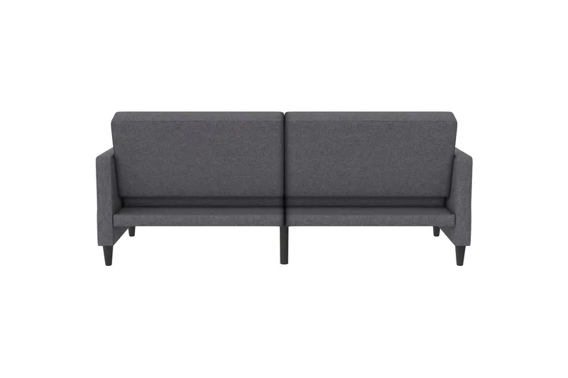 Sovesofa Hartford 203x83x82 cm, Grå, Linstoffutseende (100 % polyester) - 203x83x82 cm, Grå, Linstoffutseende (100 % polyester) - Møbler - Sofaer - Sovesofaer