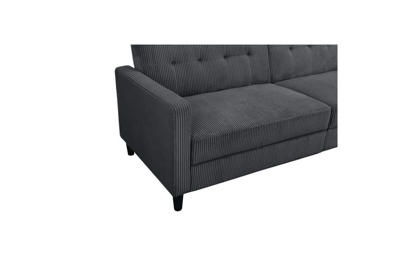 Sovesofa Hartford II 203x83x82 cm, Antrasitt - 203x83x82 cm, Antrasitt - Møbler - Sofaer - Sovesofaer