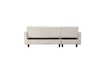 Sovesofa Hartford II 203x83x82 cm, Krem - 203x83x82 cm, Krem - Møbler - Sofaer - Sovesofaer