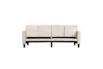 Sovesofa Hartford II 203x83x82 cm, Krem - 203x83x82 cm, Krem - Møbler - Sofaer - Sovesofaer