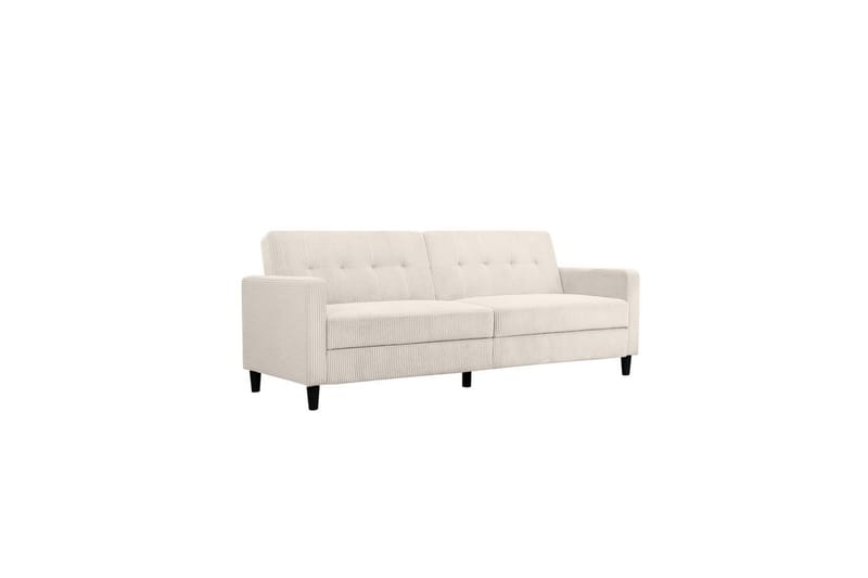 Sovesofa Hartford II 203x83x82 cm, Krem - 203x83x82 cm, Krem - Møbler - Sofaer - Sovesofaer