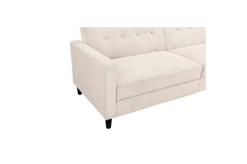 Sovesofa Hartford II 203x83x82 cm, Krem - 203x83x82 cm, Krem - Møbler - Sofaer - Sovesofaer