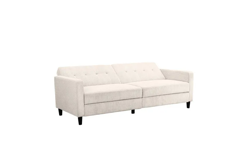 Sovesofa Hartford II 203x83x82 cm, Krem - 203x83x82 cm, Krem - Møbler - Sofaer - Sovesofaer