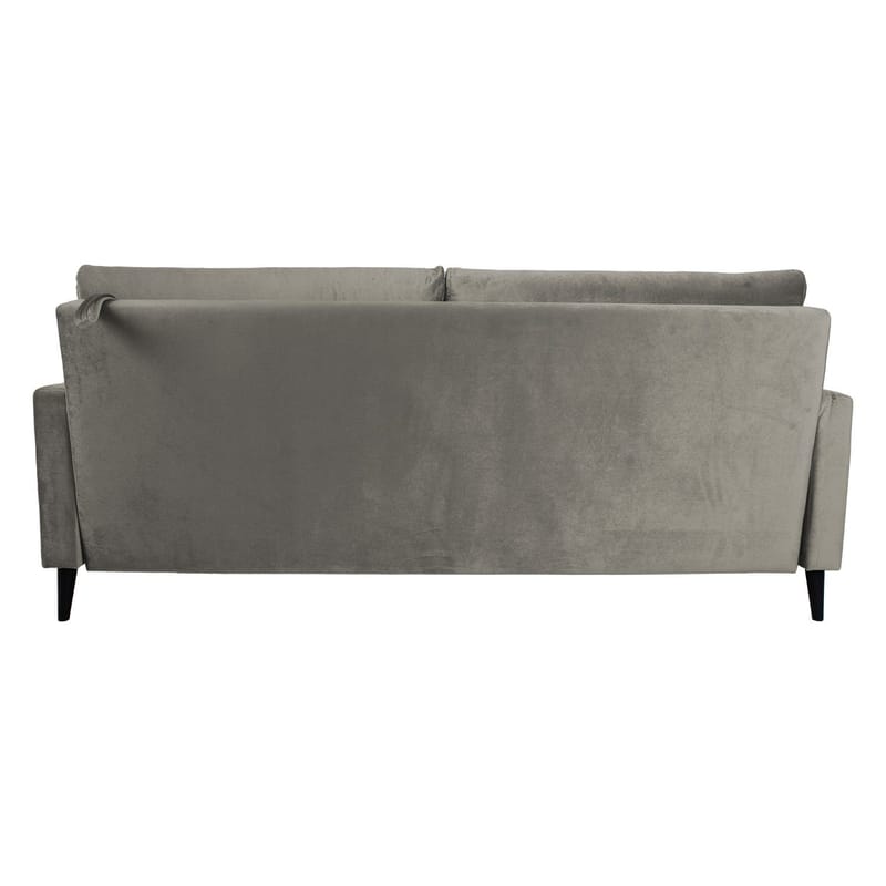 Sovesofa HOME4YOU Anna med oppbevaringsboks Beige velur - beige - Møbler - Sofaer - Sovesofaer