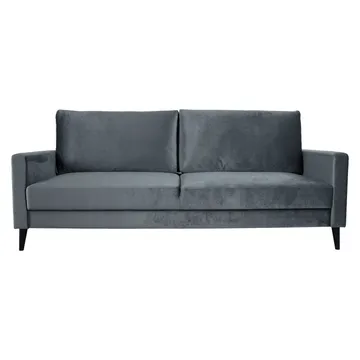 Sovesofa HOME4YOU Anna med oppbevaringsboks Grå fløyel - grå - Møbler - Sofaer - Sovesofaer