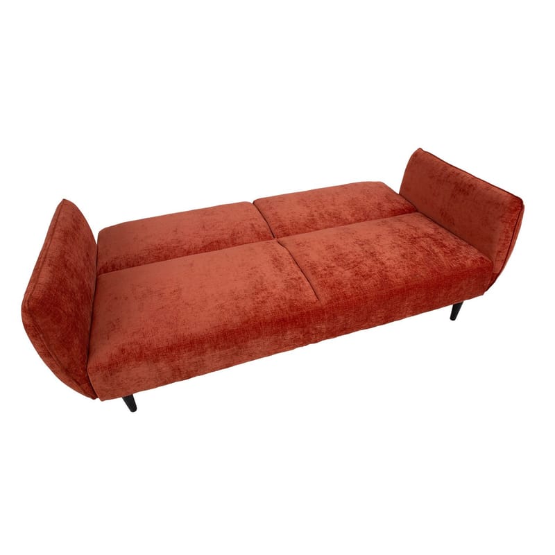 Sovesofa HOME4YOU Hermes 3-seter Oransje - oransje - Møbler - Sofaer - Sovesofaer