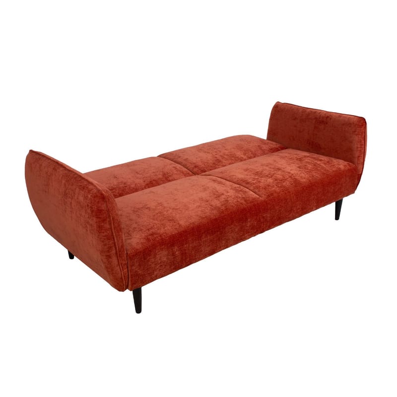 Sovesofa HOME4YOU Hermes 3-seter Oransje - oransje - Møbler - Sofaer - Sovesofaer