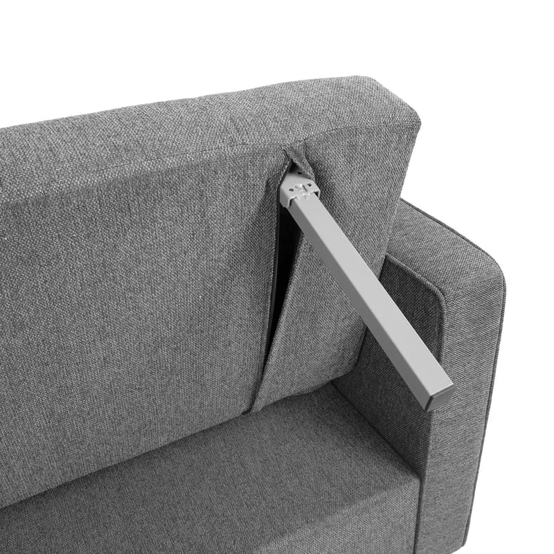 Sovesofa HOME4YOU Jorge 2-seter Grå - grå - Møbler - Sofaer - Sovesofaer