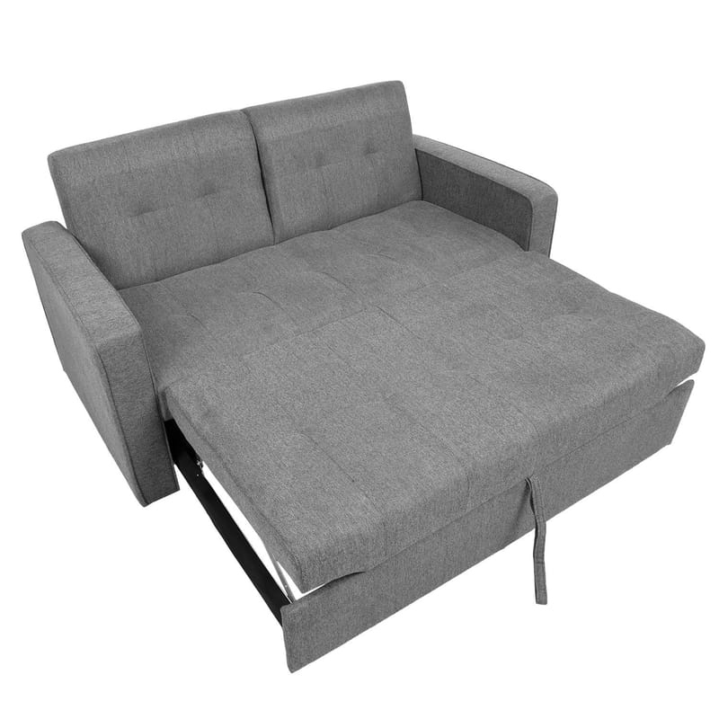 Sovesofa HOME4YOU Jorge 2-seter Grå - grå - Møbler - Sofaer - Sovesofaer
